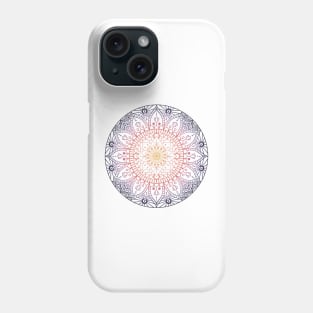 Sunset Gradient Mandala Phone Case