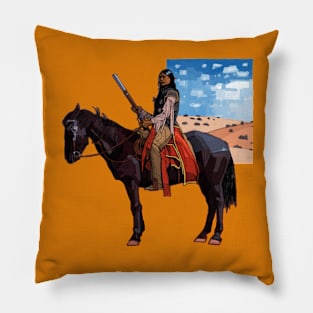Desert Horseman Pillow