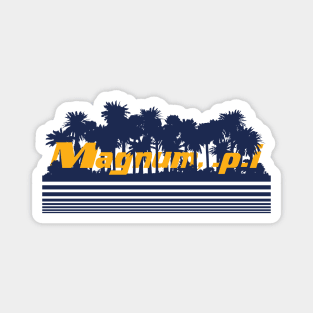 Magnum PI - Palm Trees Magnet