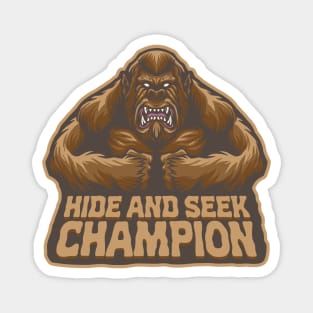 Hide and Seek Champion Magnet