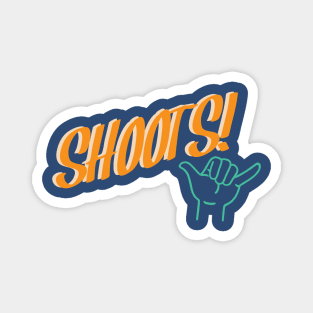 SHOOTS! (graphic tee) Magnet