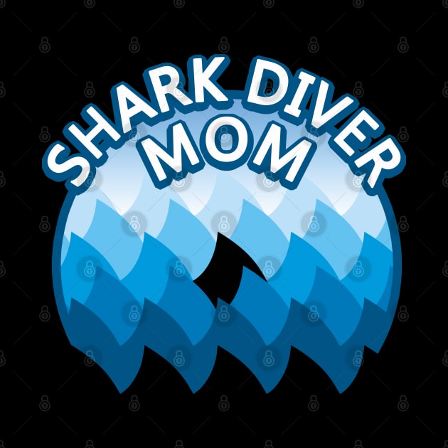shark diver mom by TMBTM