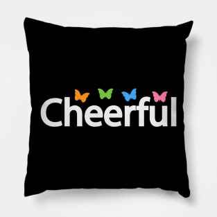 Cheerful fun text design Pillow