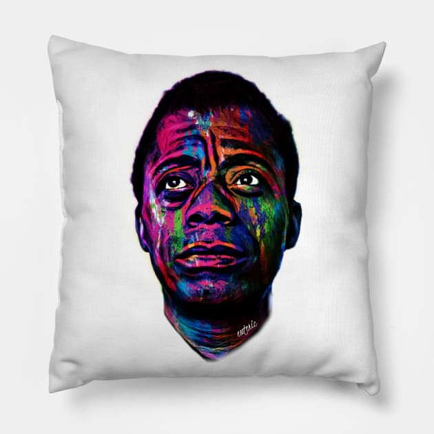 BHM: James Baldwin Pillow by Esoteric Fresh 