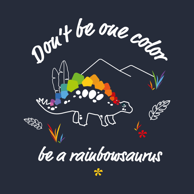 Rainbowsaurus by MelissaDekker