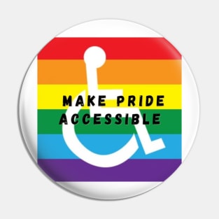 Make pride accessible Pin