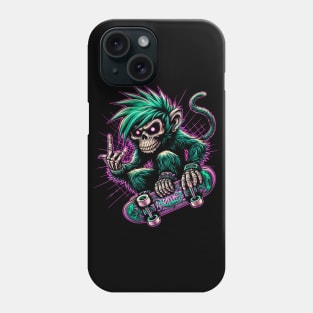 Hardcore Monkey | Skater Monkey | Monkey Art | Cool Monkey | Graffiti Monkey Phone Case