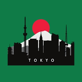Tokyo City Skyline Japan Souvenir T-shirt T-Shirt