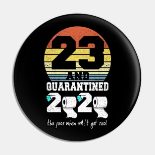 23rd birthday gift quarantined 2020 Pin