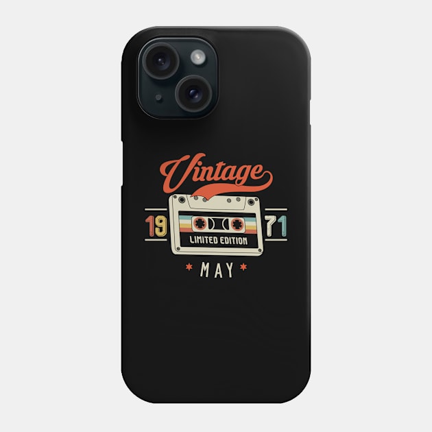 May 1971 - Limited Edition - Vintage Style Phone Case by Debbie Art