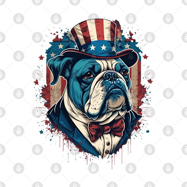 Bulldog 4th of July by JayD World