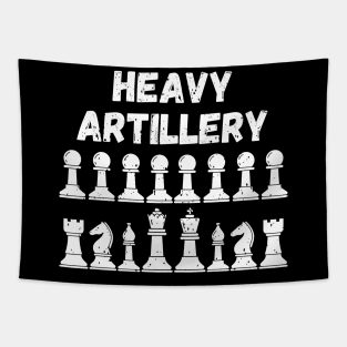 Chess - Heavy artillery Tapestry