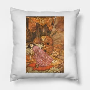 88th Quatrain - Edmund Dulac Pillow