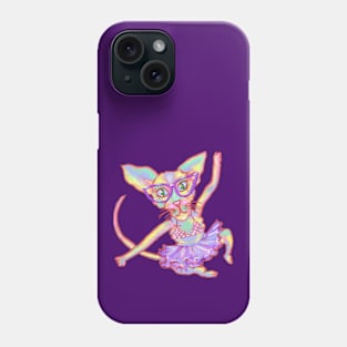 Rainbow sphinx cat Phone Case