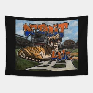 Detroit Love- Take me out to the ballgame edition Tapestry