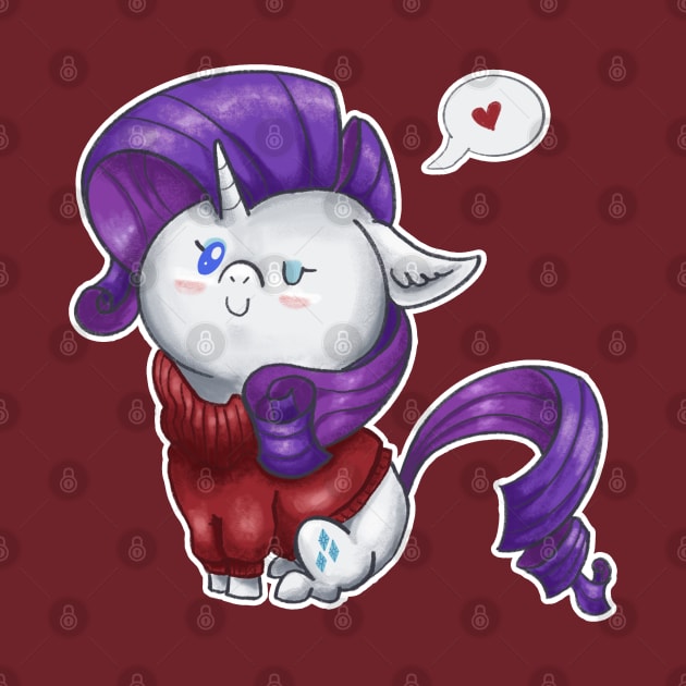 Chibi Rarity by CatScratchPaper