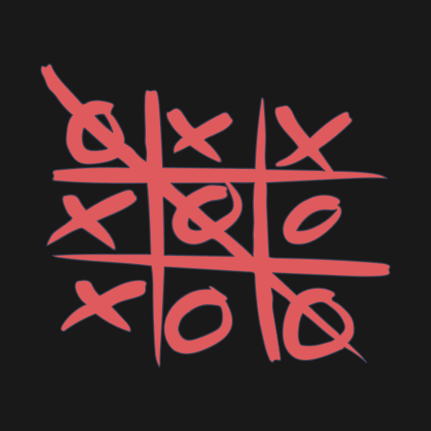 Tic Tac Toe - X and O Graphic - Board Game by DeWinnes