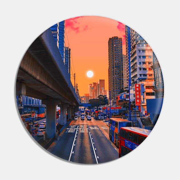 Sunset in Hong Kong Pin by funglazie