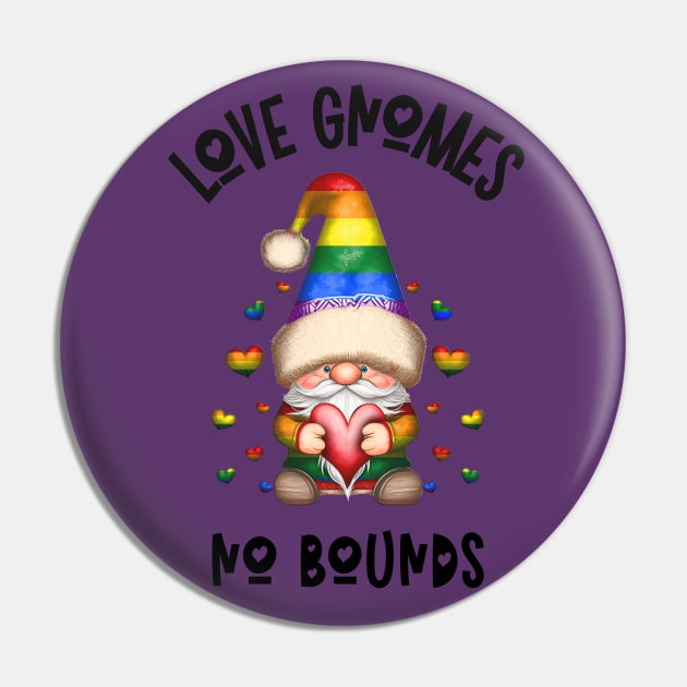 Love Gnomes No Bounds Pin by Trinket Trickster