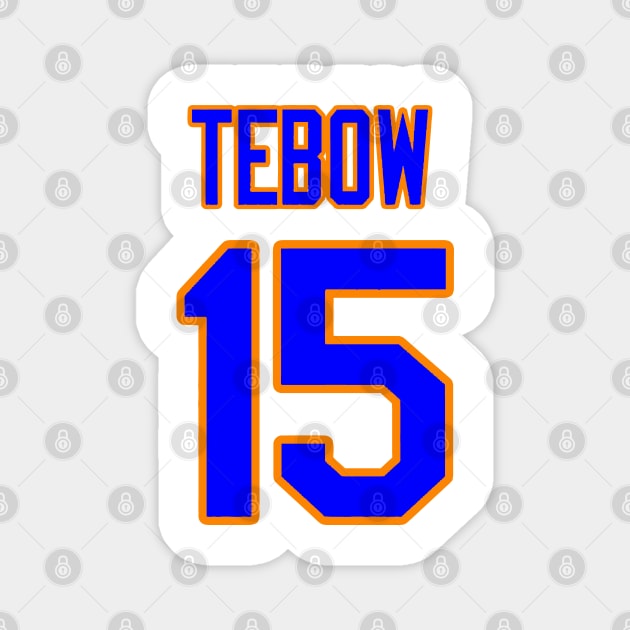 Tebow 15 Magnet by Rundown