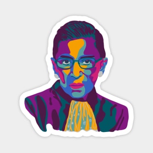 Ruth Bader Ginsburg Portrait Magnet