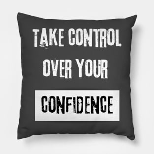 Take Control over Your Challenges Motivational Quote Pillow