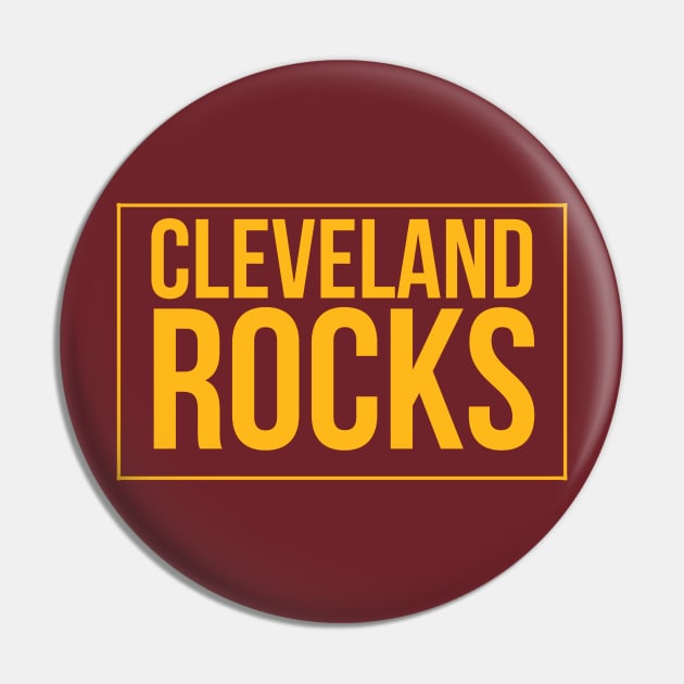 Cleveland Rocks Pin by GrayDaiser