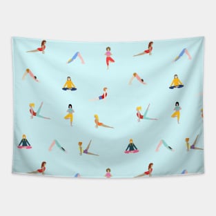 yoga positions Tapestry