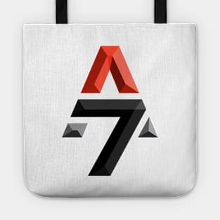 A 7 Up Arrow Embossed Tote