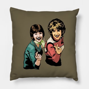 Laverne and Shirley Pillow