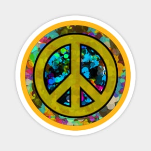 Colorful Peace Magnet