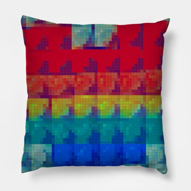 Lego Heart Pillow by Adam_Warlock