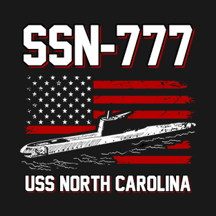 SSN-777 USS North Carolina T-Shirt T-Shirt