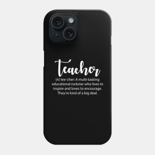 Teacher Definition Phone Case