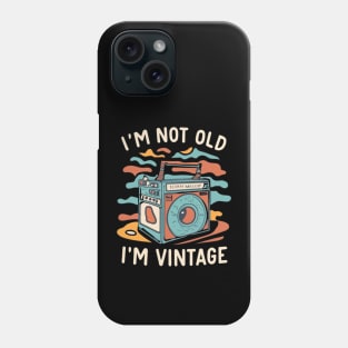 Music vintage rétro style Phone Case