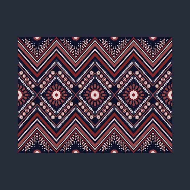 Geometric ethnic seamless pattern by DifferPP