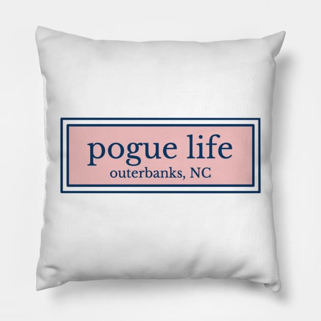 Pouge Life, NC Pillow by Biscuit25