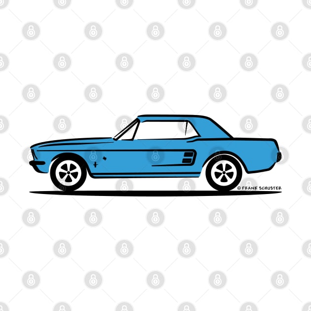 1967 Ford Mustang Lone Star Limited Edition Blue Body by PauHanaDesign