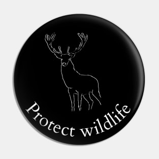 Protect wildlife Pin