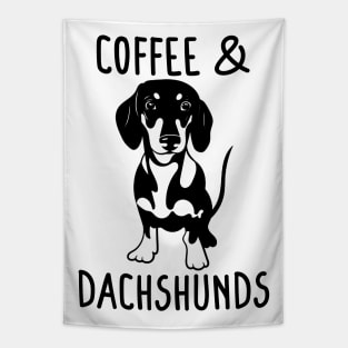 Coffee and Dachshunds, Dachshund Lover, Dachshund Gift, Dachshund Mom, Dachshund Clothing, Dachshund Mom, Dachshund Tee, Dachshund Tapestry