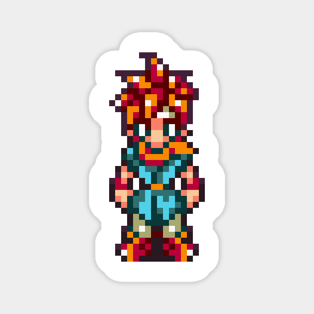 Chrono Sprite Magnet by SpriteGuy95