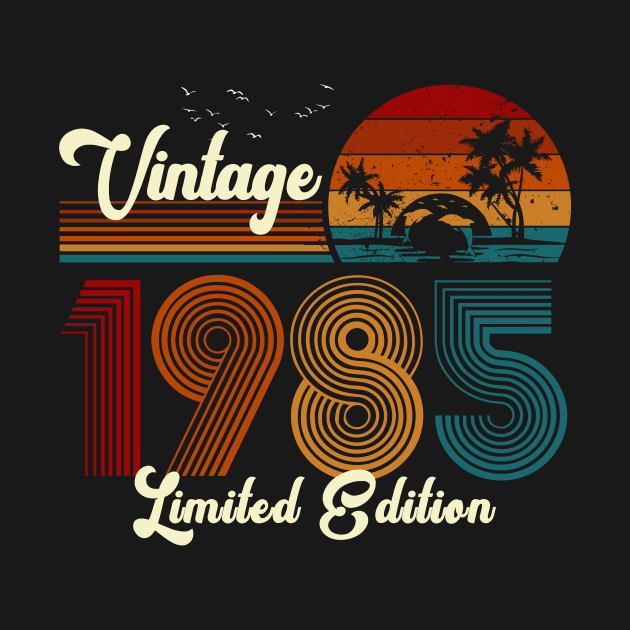 Vintage 1985 Shirt Limited Edition 35th Birthday Gift by Damsin