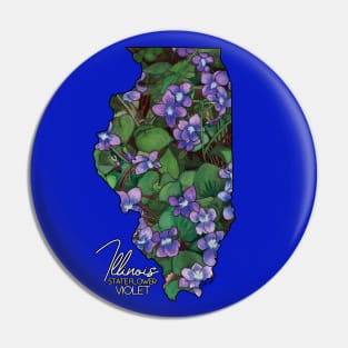 Illinois State Violets Pin