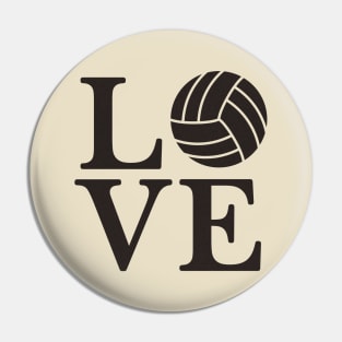 Volleyball Love Pin