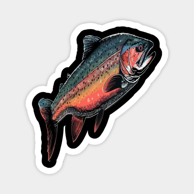 Salmon Magnet by JH Mart