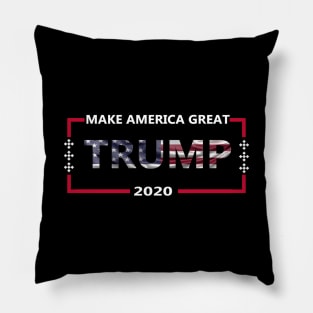 Make America Great  Again  Trump 2020 Shirt Funny Political Gift T-Shirt Pillow