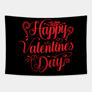 Cute Valentine's Day Outfit for Women Happy Valentines Day T-Shirt Tapestry