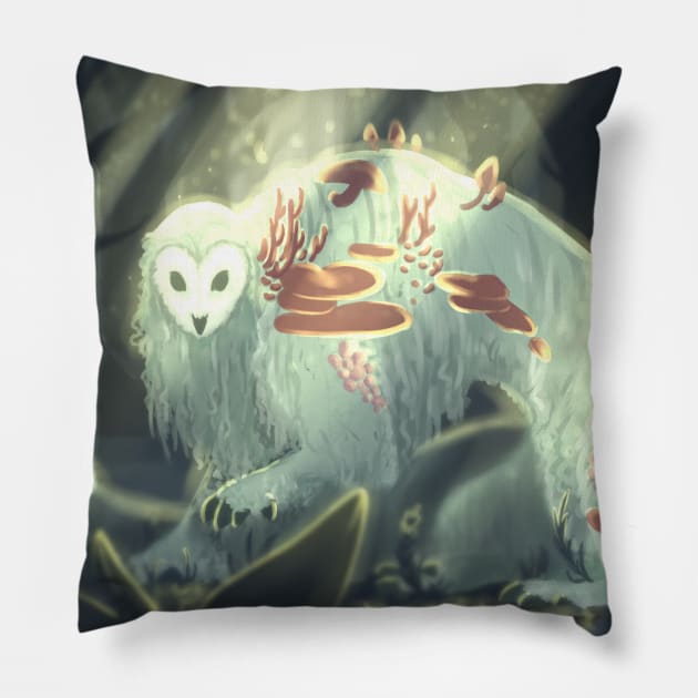 decay in the forest Pillow by Castblade