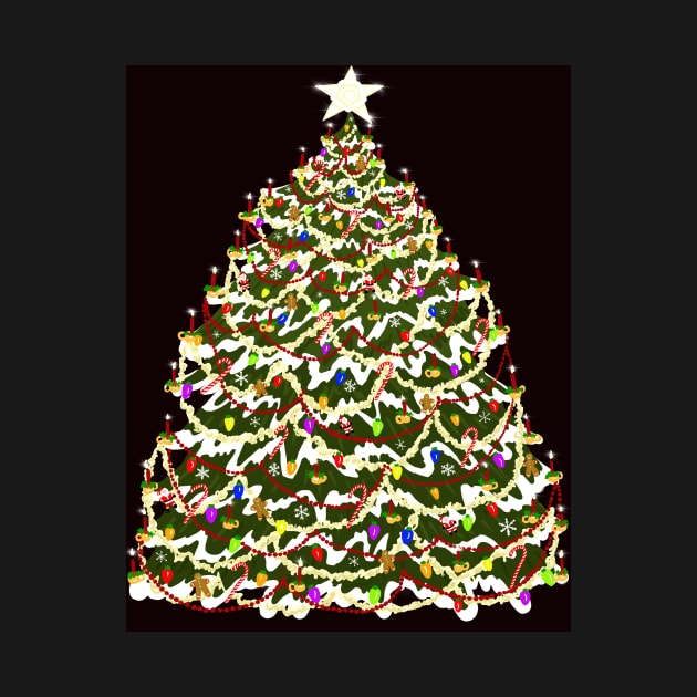 Nostalgic Christmas Tree by MamaODea