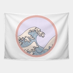 Pastel Wave Tapestry